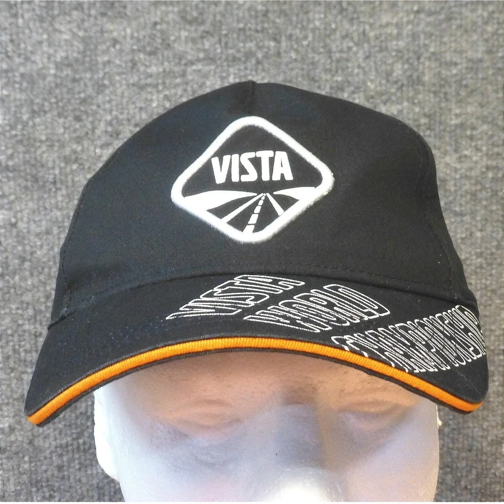 Volvo VISTA World Championship Hat Black Orange Performance Is Everything Cap